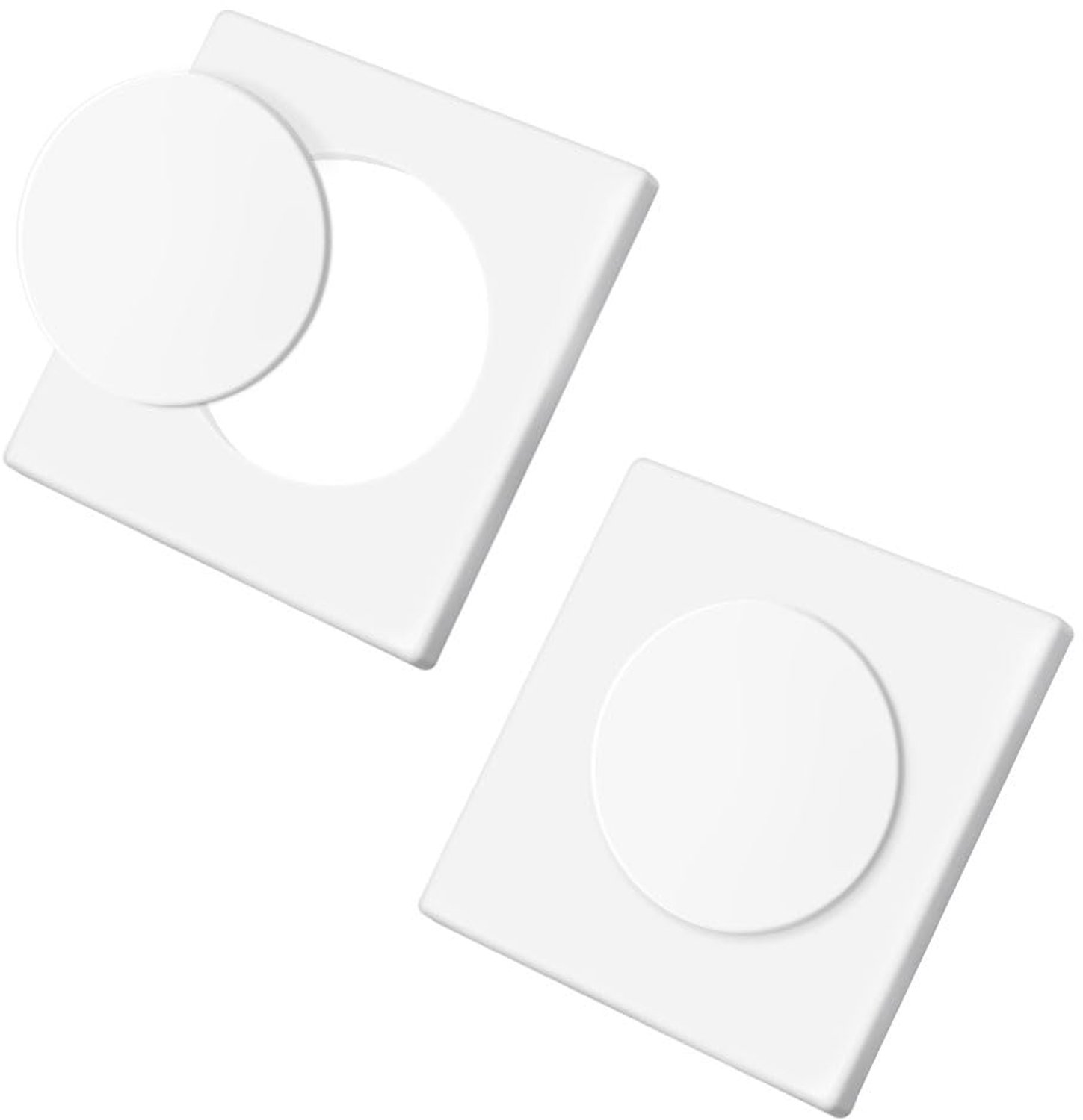 Blindwandcontactdoos - Set van 2 - Wit - Kunststof