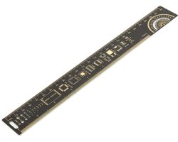 Multifunctionele PCB-liniaal - Elektronische Ingenieursliniaal 10 inch - 25 cm - Met Relevante Ontwerpinformatie - Duurzaam en Praktisch...
