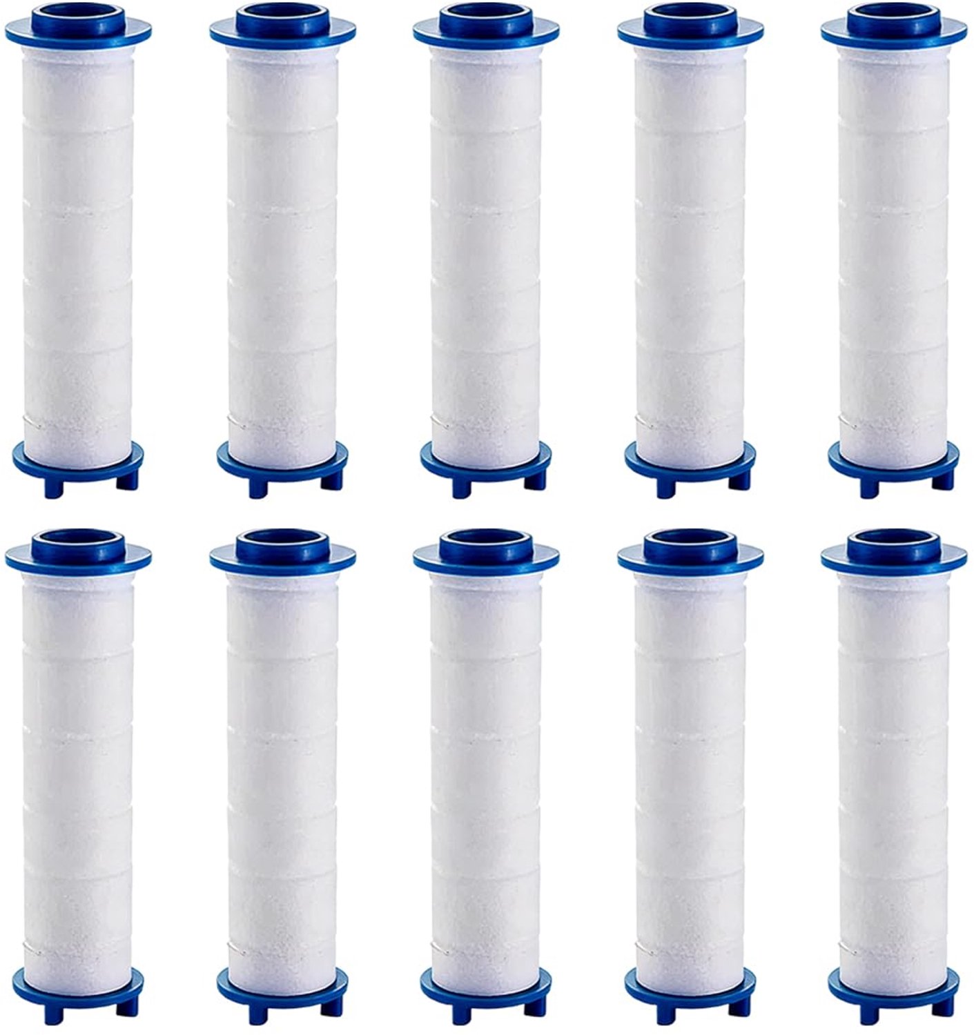 Set van 10 Universele Douchefilters voor Schoon Douchewater