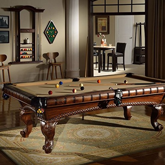 Pooltafel Aramis 8 ft met K-55 rubberband - Keuze uit gratis doekkleur — afbeelding 3