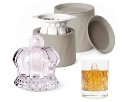 3D Kroon Silikon Ice Cube Tray voor Whisky
