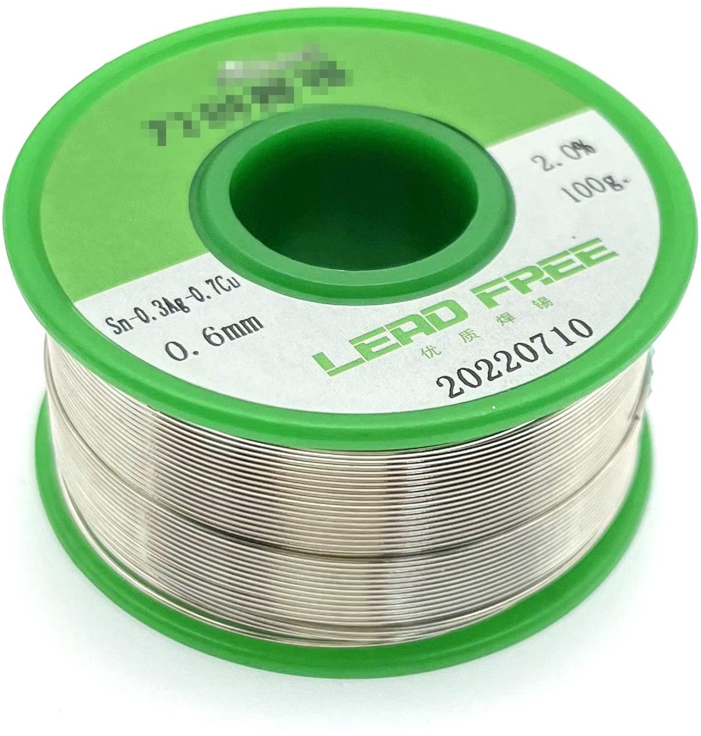 Loodvrije soldeerdraad - 0.6mm diameter - Rosin core - 100g/rol - Geschikt voor elektronica - Perfect voor hobbyisten