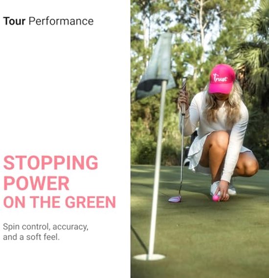 Golfballen - Tour Level Performance - 12 Stuks - Roze — afbeelding 4