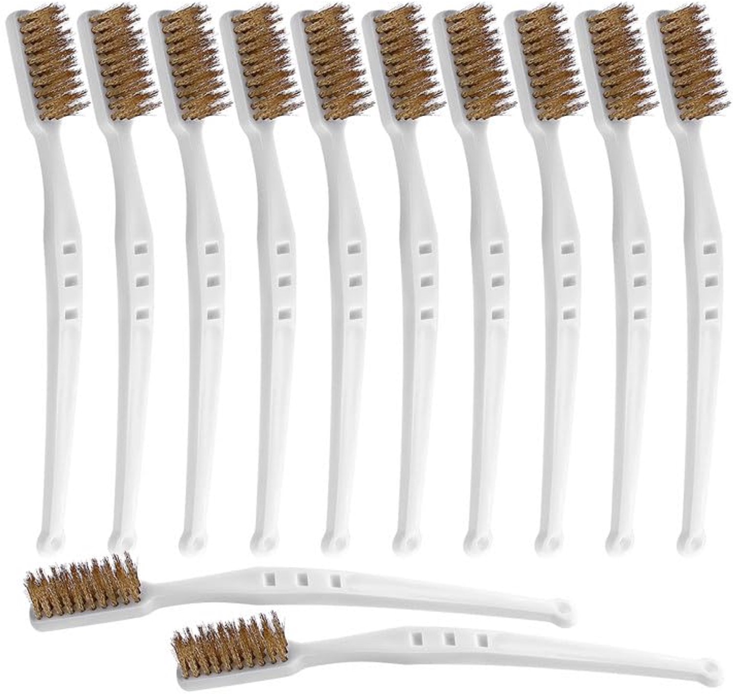 12 Stuks Messing Borstels - Reinigingsset voor 3D Printers
