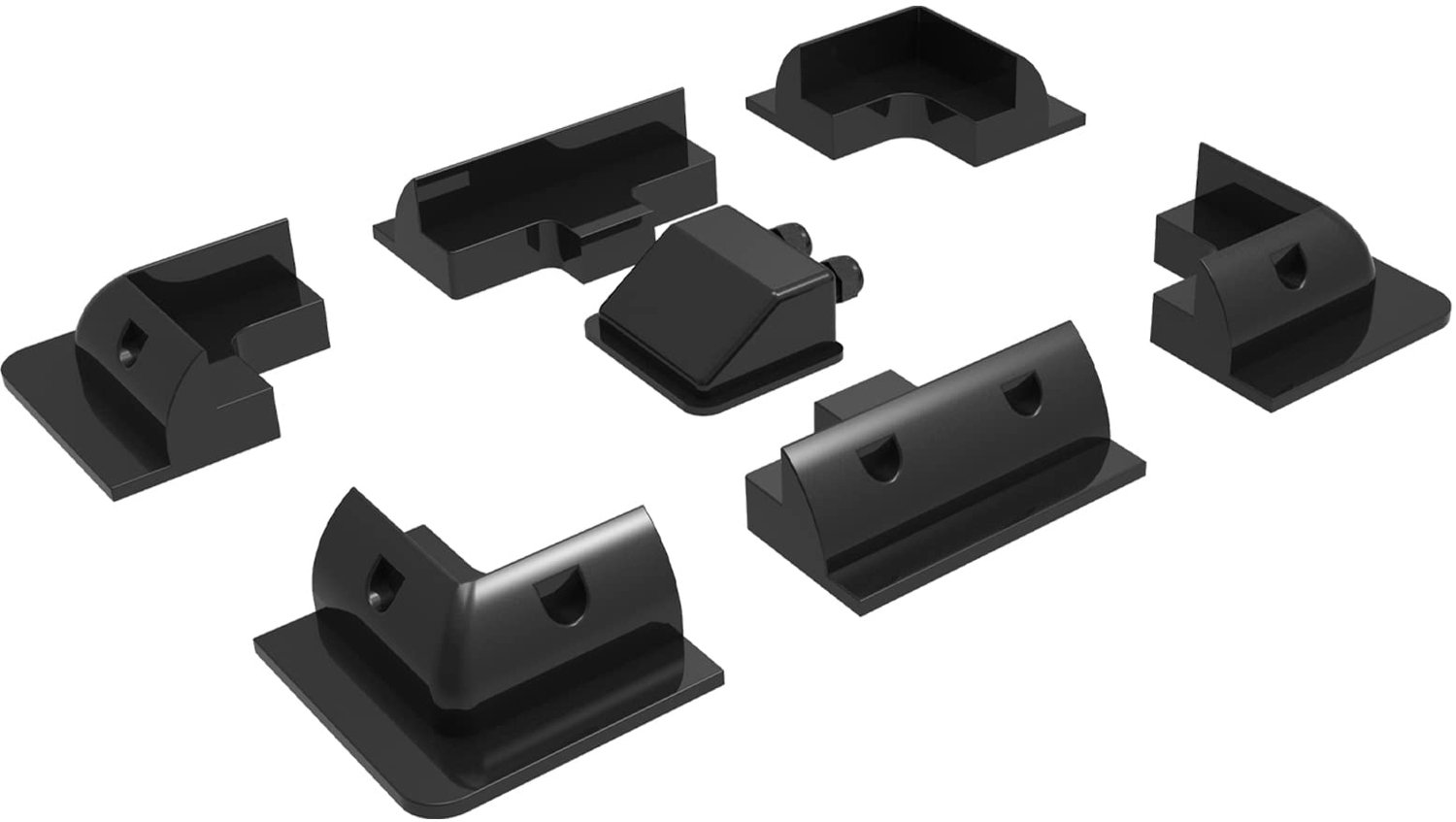 Solar Module Beugelset - Robuust ABS voor Daken - Zwart/Wit