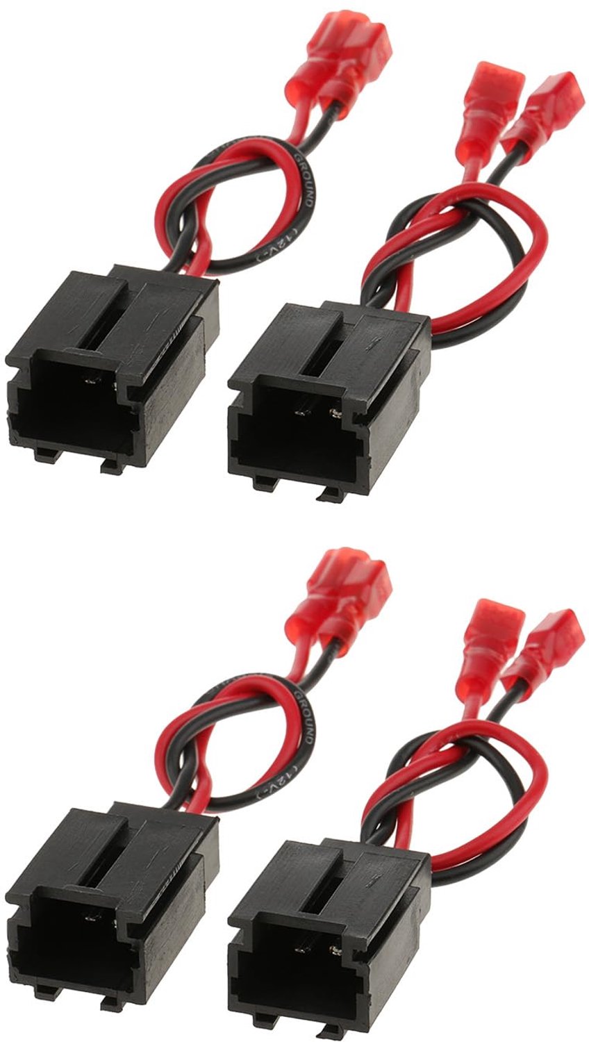 Set van 4 Adapterkabels voor Autospeakers