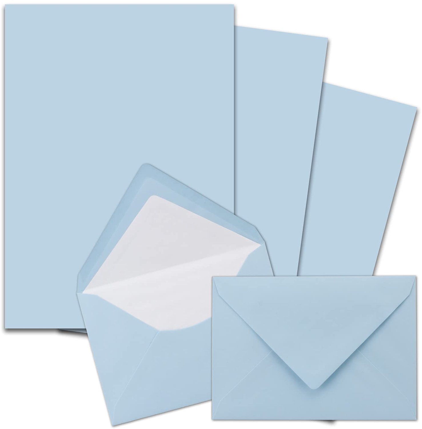 Lijnpapier Set - 50 Stuks - Lichtblauw - A4