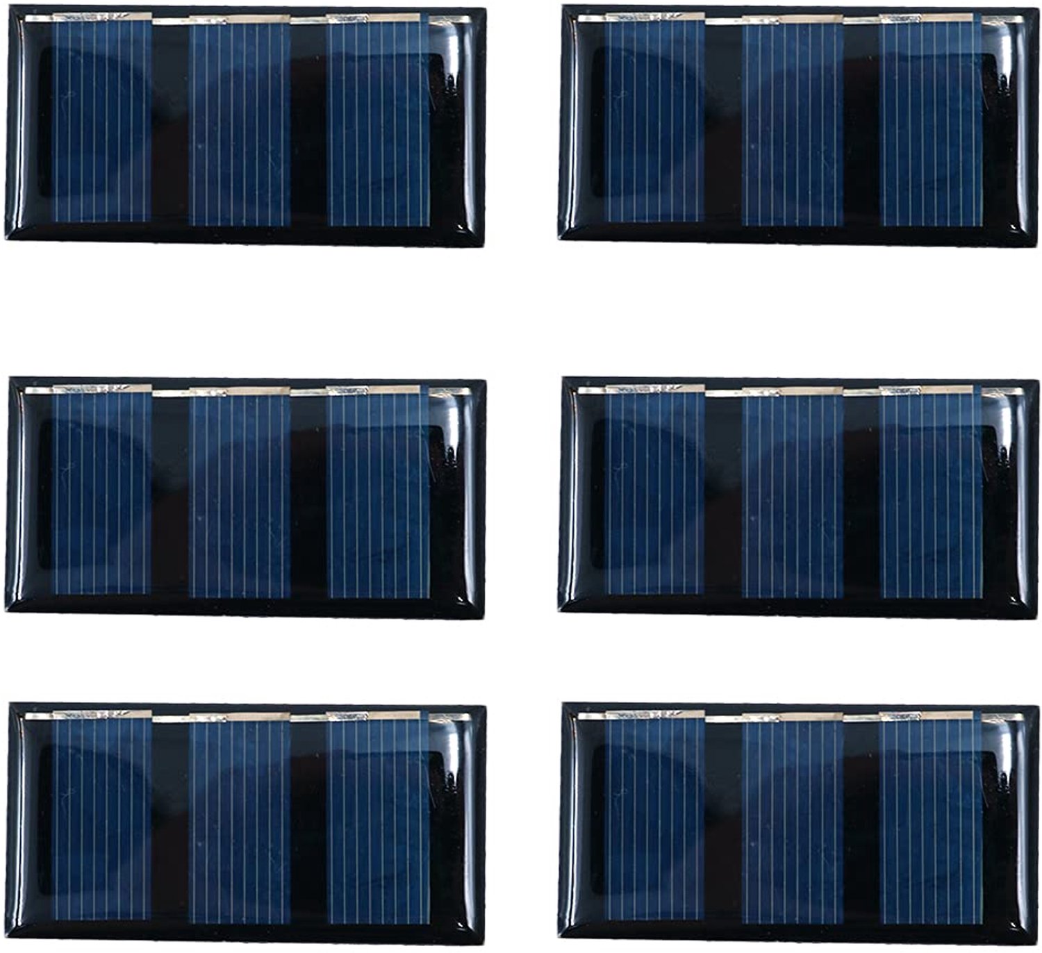 Set van 6 Mini Zonnepaneel Kits - Ideaal voor DIY Projecten en Buitenactiviteiten