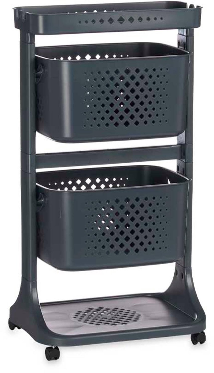 Praktische Groentetrolley met Twee Hoogtes