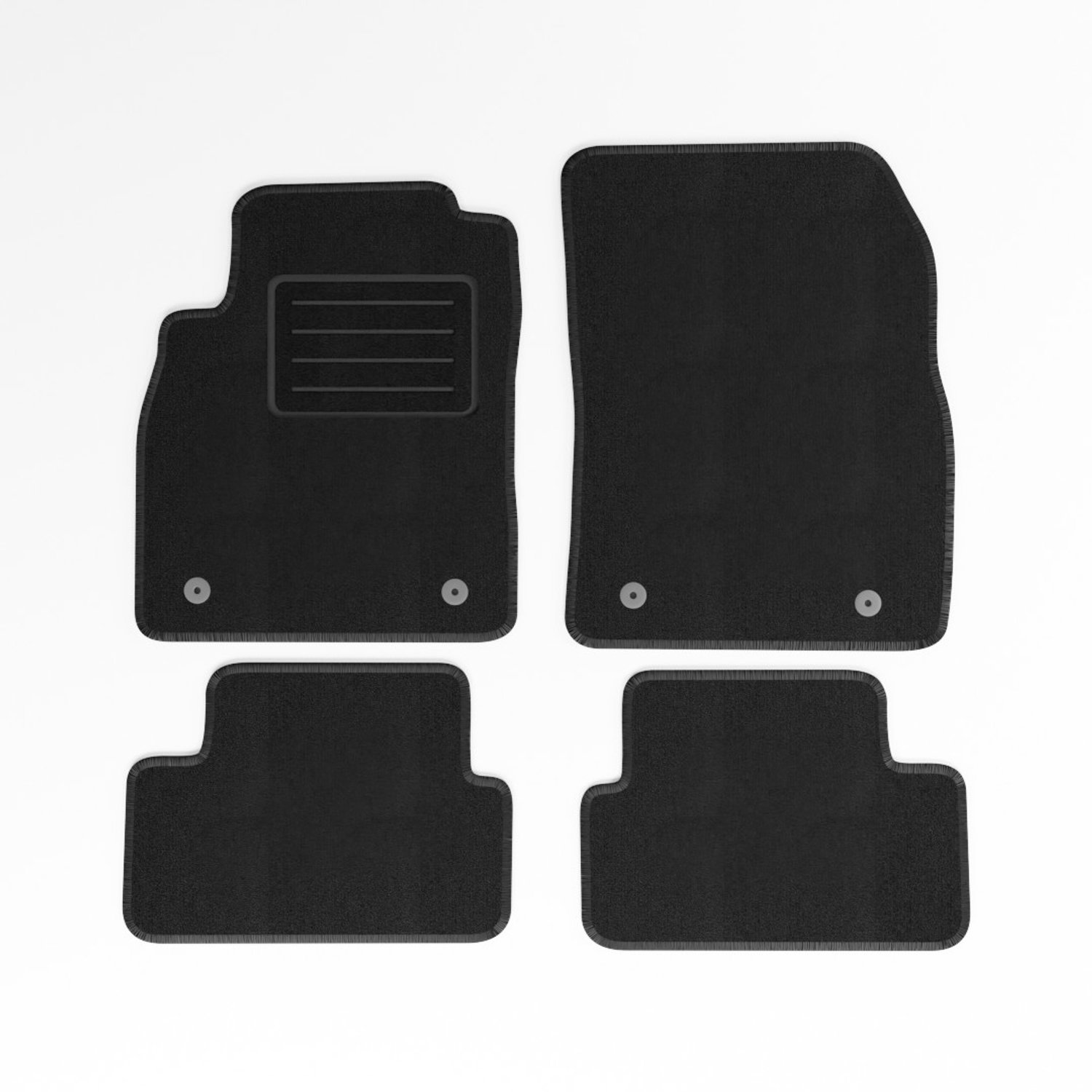 Mats4all | Naaldvilt automatten passend voor Opel Astra J 2009-2015 | Antislip | Met versterking | 4-delig | Automatten | Mattenset