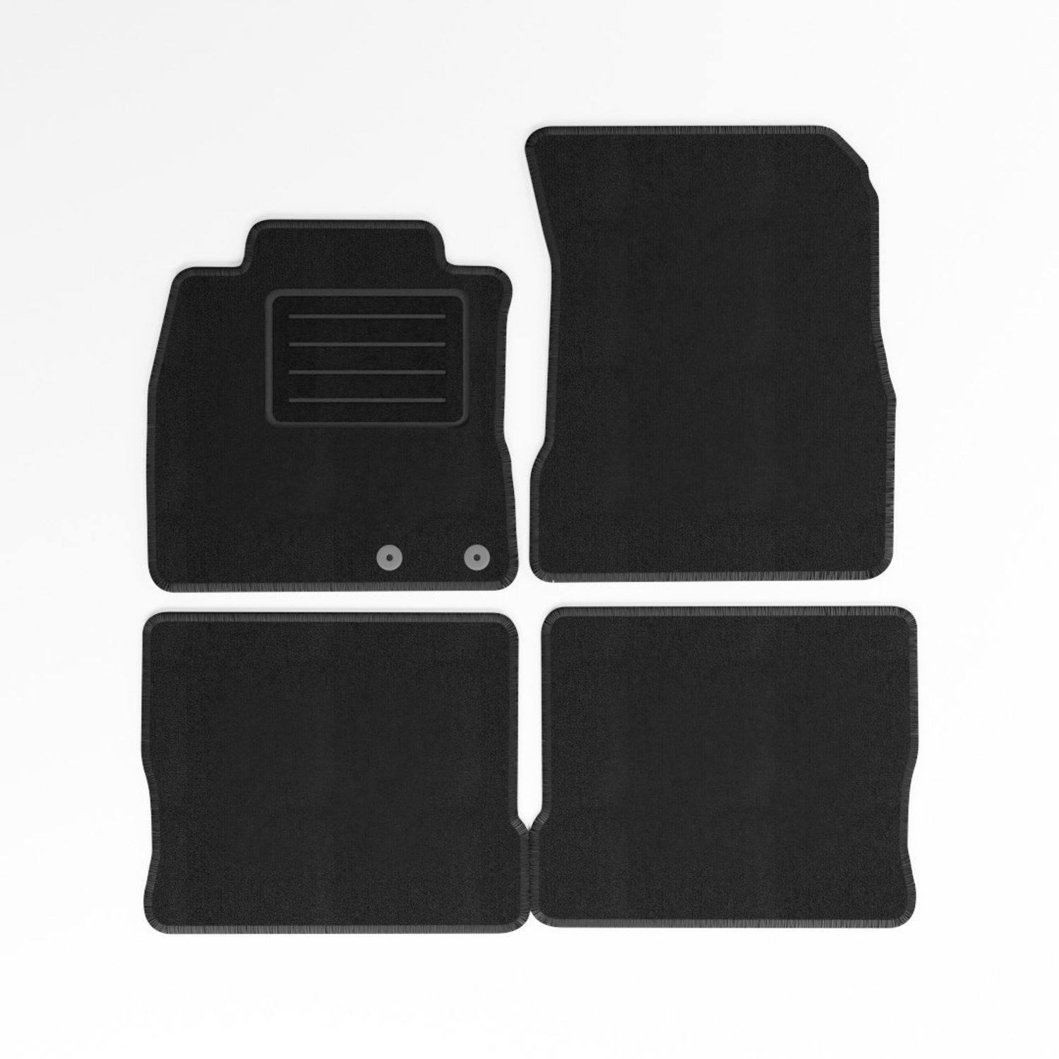 Mats4all | Naaldvilt automatten passend voor Nissan Note- 2012-2020 | Antislip | Met versterking | 4-delig | Automatten | Mattenset