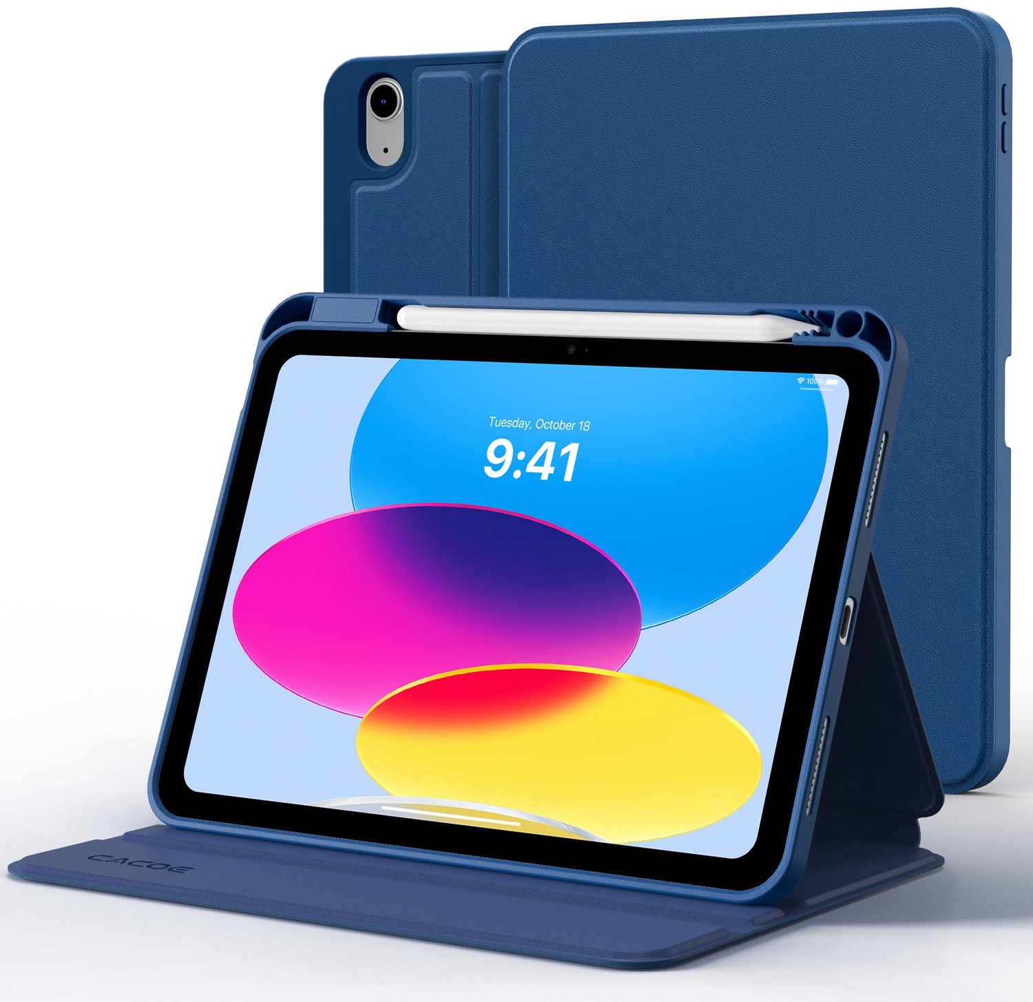 Beschermende Case voor iPad 11 Inch (A16) 11e Gen met Penhouder en Dunne Folio Stand