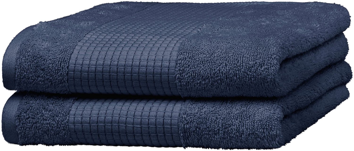 Set van 2 Badhanddoeken 50x100 cm - Hoog Absorberend en Pluisvrij - 100% Katoen - Oeko-Tex