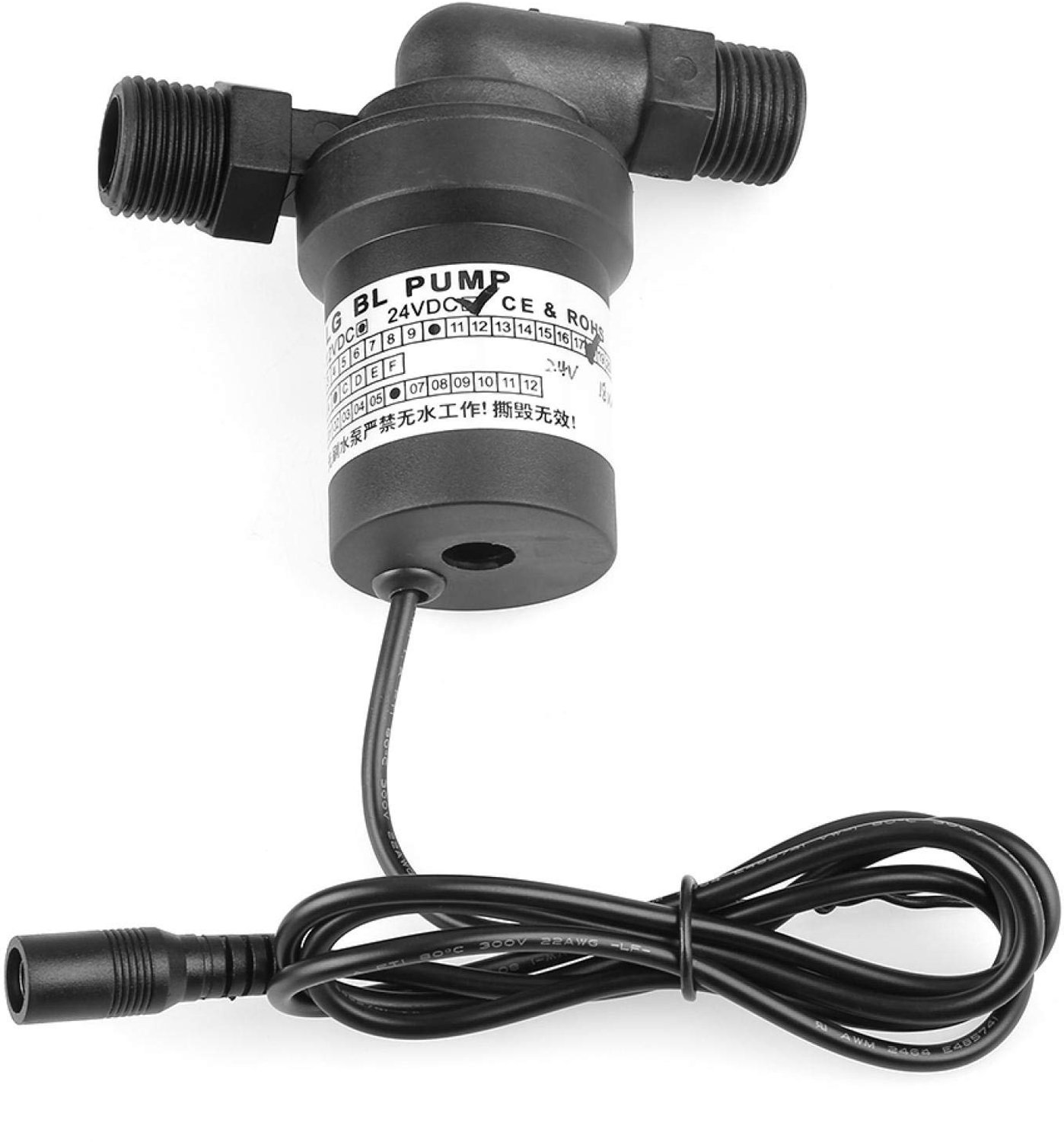 18W DC24V Warmwaterpomp voor Zonneboilers