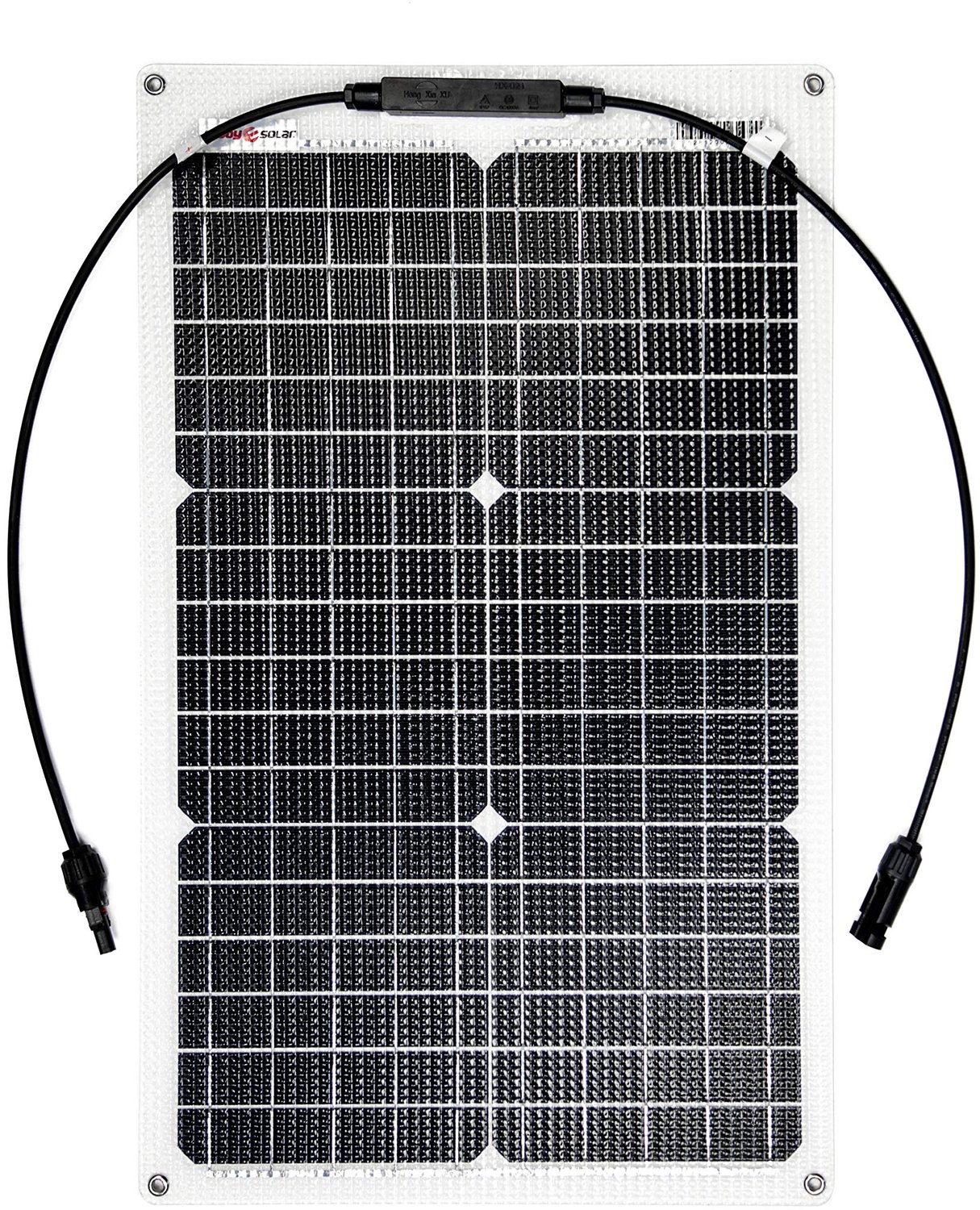 Semi-Flexibel ETFE Zonnepaneel 30W 12V voor Camper en Boot