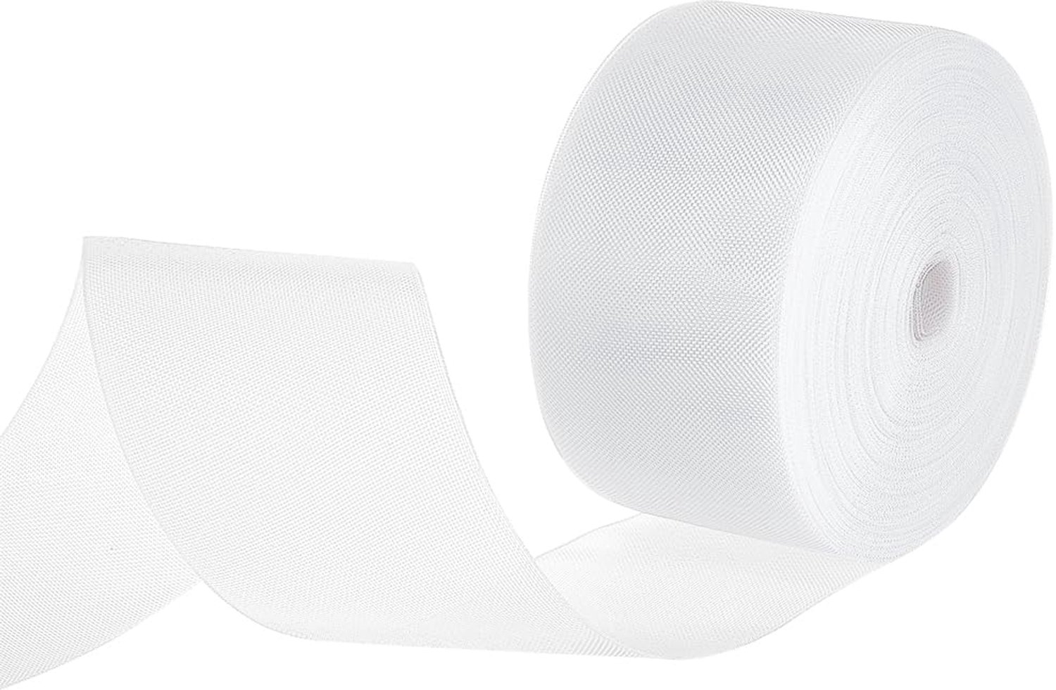 Gordijn 50 m Doorschijnend - Naaibare Stoffen - Witte Rubriek Tape - 8.3 cm Breed - Kledingstuk Accessoires - Voor Thuis Naaien - Raamdecoratie
