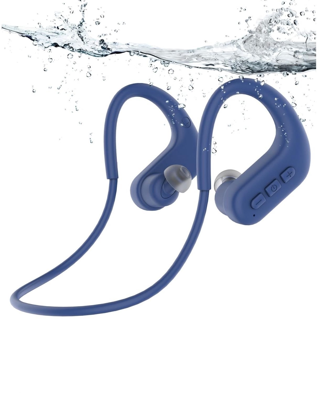 Oordopjes Zwemmen - Onderwater Koptelefoon - Muziek Luisteren - Blauw