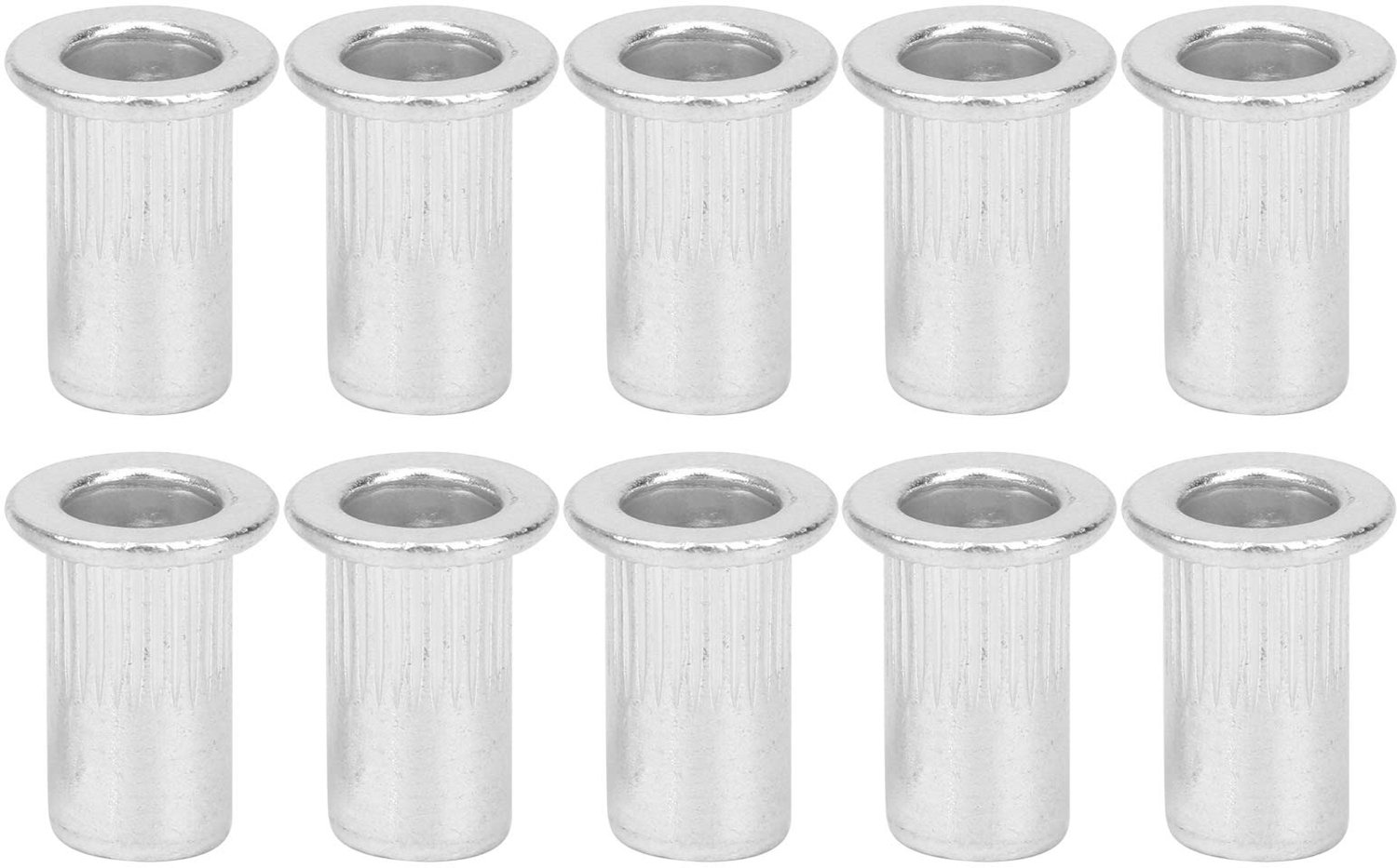 Blindklinkmoeren M5 Aluminium - 100 Stuks - Eenvoudig te Bedienen - Sterke Klinkkracht - Duurzaam Gebruik - Geschikt voor Bevestiging - Klinkmoeren