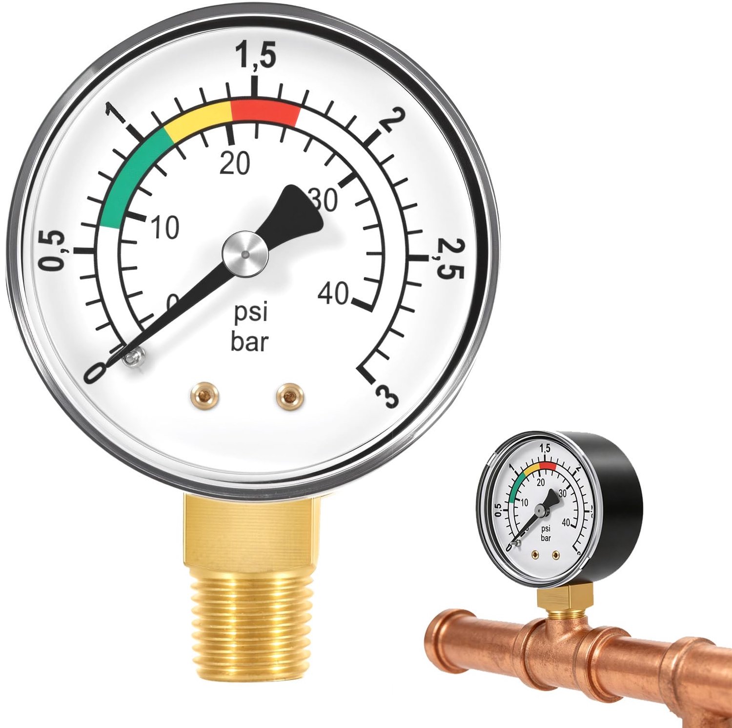 1/4 Inch Waterdrukmeter