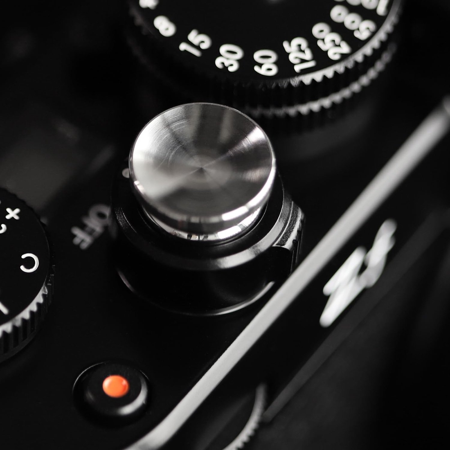 Metalen Sluiterknop voor Fujifilm Camera's met Diameter 12mm