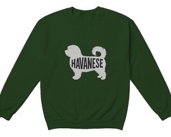 Havanees Sweater – HAVANESE – Dieren Outfit – Unisex Sweater voor Dames & Heren – Leuk Cadeau voor Hondenliefhebbers