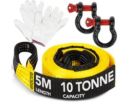 Heavy-Duty Sleeptouw 5M met Opbergtas en Handschoenen