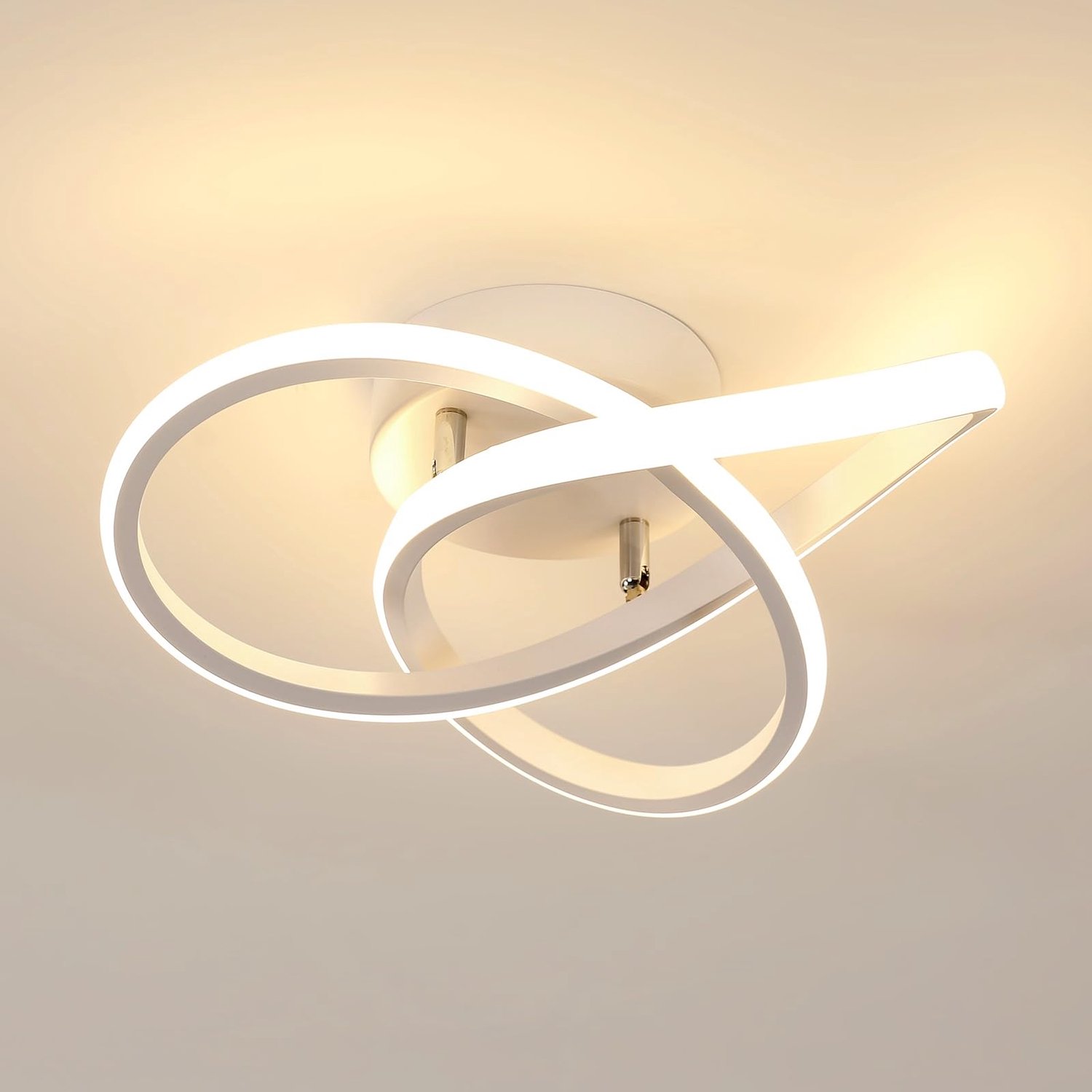 LED Plafondlamp met Creatief Bloemdesign en Warm Wit Licht