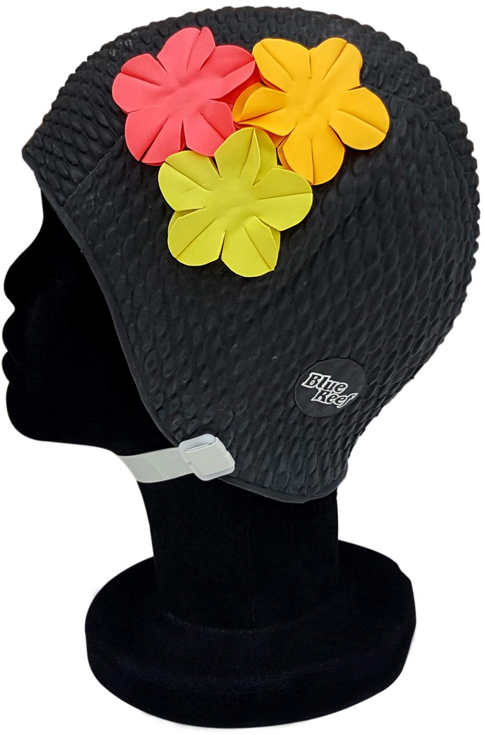 Retro Zwemkap met Elegante Bloemenprint