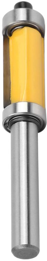 Flush Trim Bit - 8mm Freesbit Set - Hittebestendige Teflon Coating - Houtbewerking - Top Bearing Flush Bit - Geschikt voor Router