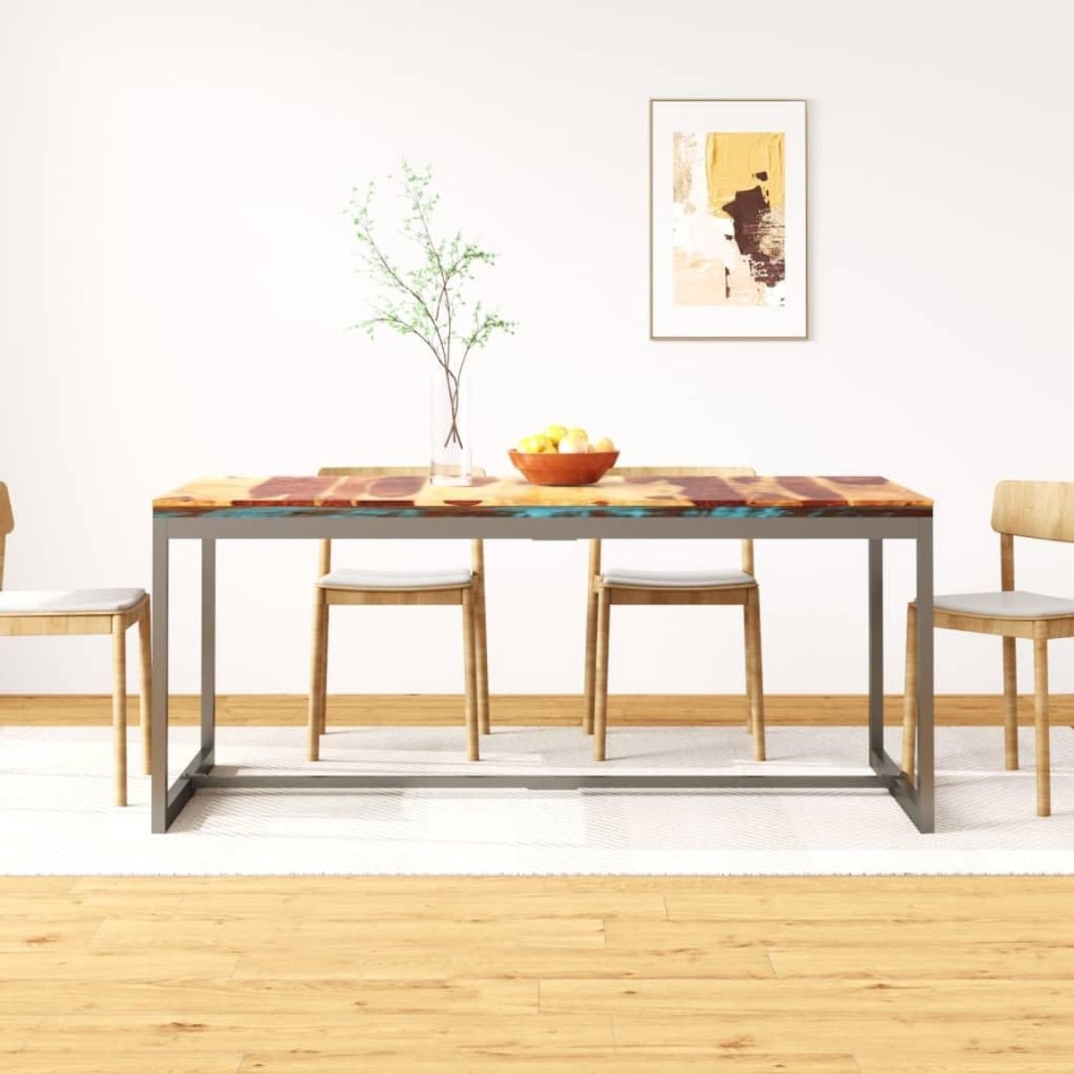 Acaciahout industriële stijl handgemaakt 180 cm