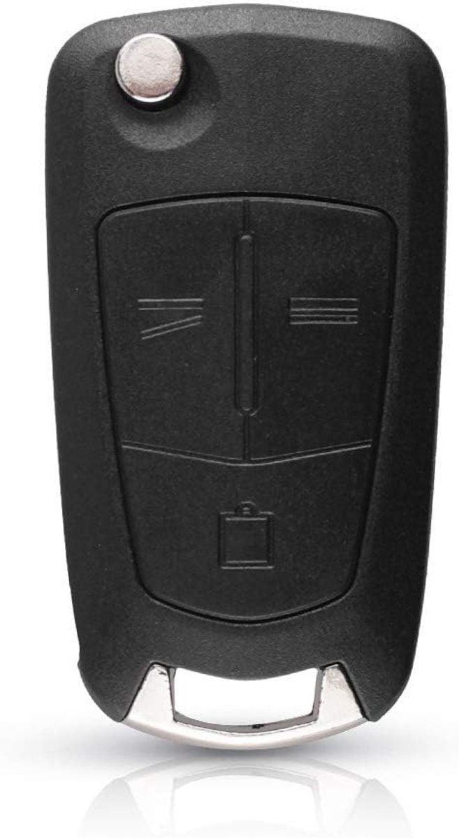 3 Knoppen Sleutelhoes Compatibel voor Opel Vauxhall Opel Astra H Corsa D Vectra C Zafira Astra Vectra Signum (3 knoppen)