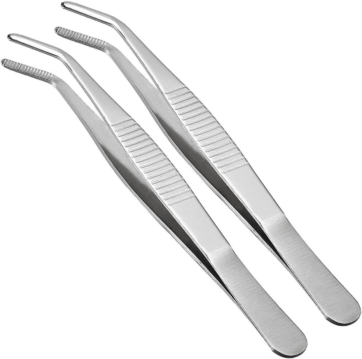 Dailygoods- Pincet 5 inch - Gebogen/tippincet - Roestvrij staal