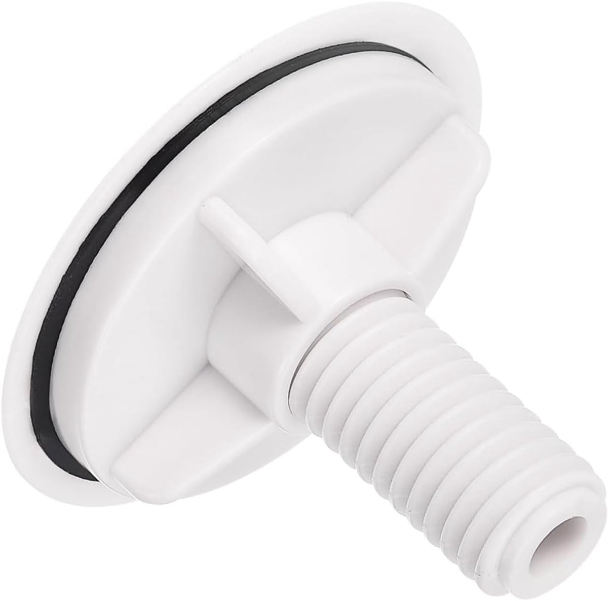Dailygoods- Kraan Gat Cover - Plastic Afdekking - Geschikt voor Gaten 15-45 mm - Corrosiebestendig - Waterdicht - Inclusief 1 Stuk