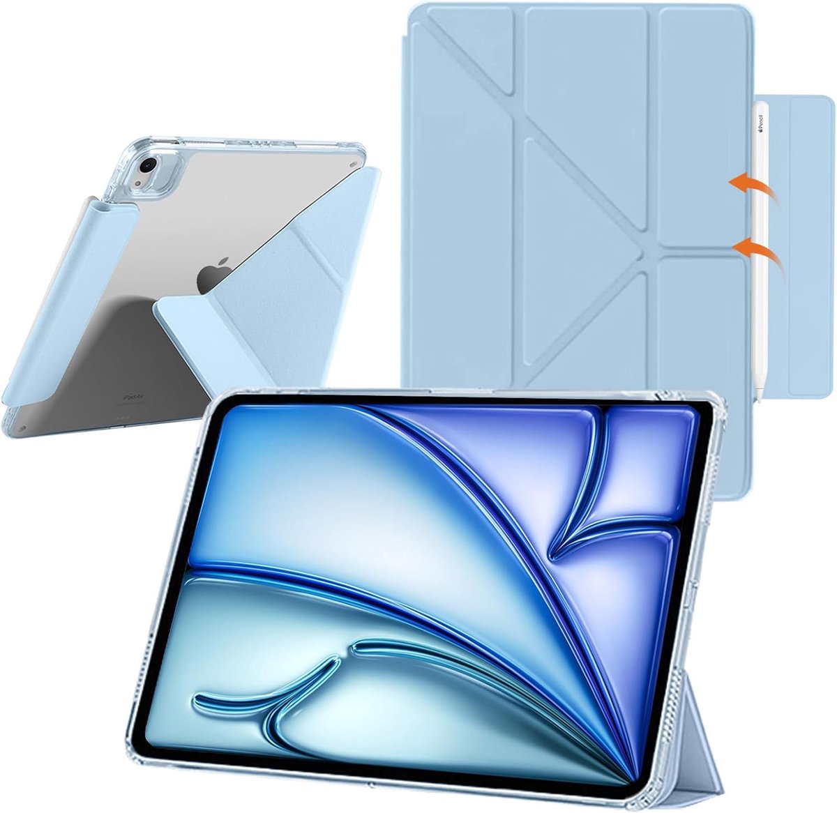 Tablethoes voor iPad Air 11 inch (2026-2024) (lichtblauw)