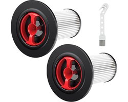 2 stuks vervangingsfilters compatibel met Bosch Unlimited Gen2-serie 8 stofzuiger, HEPA-filter met reinigingsborstel voor Bosch 12036642 & 12023349, niet voor serie 6 en 7