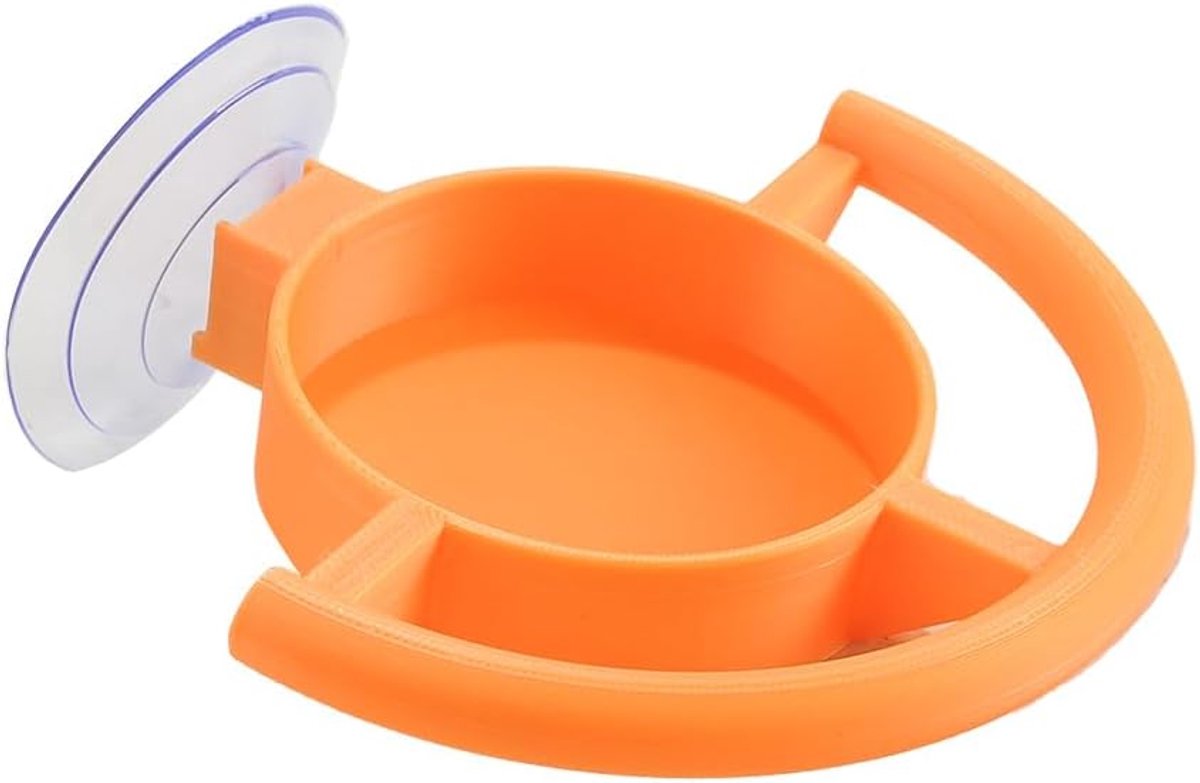 Vogelvoederbak met bekerhouder, helder zicht, hangende voederbak voor vogelzaden, gelei en vogelvoer, buitentuin tuin decoratie