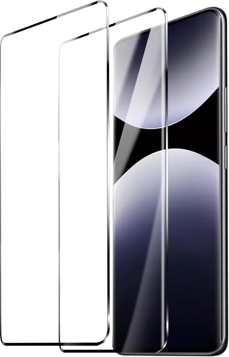 Note 14 Pro screenprotector voor Samsung Galaxy S23 Ultra 5G, HD helder gehard glas, 3D gebogen, krasbestendig, bubbelvrij, 2 stuks