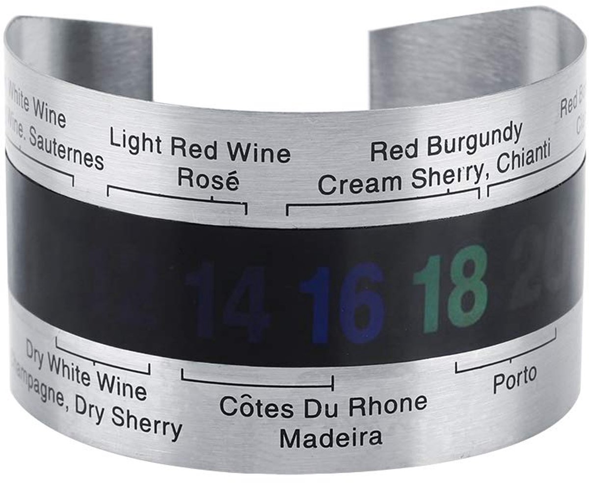Roestvrijstalen LCD digitale thermometer rode wijn temperatuursensor voor bier thuis brouwen wijn champagne en whisky