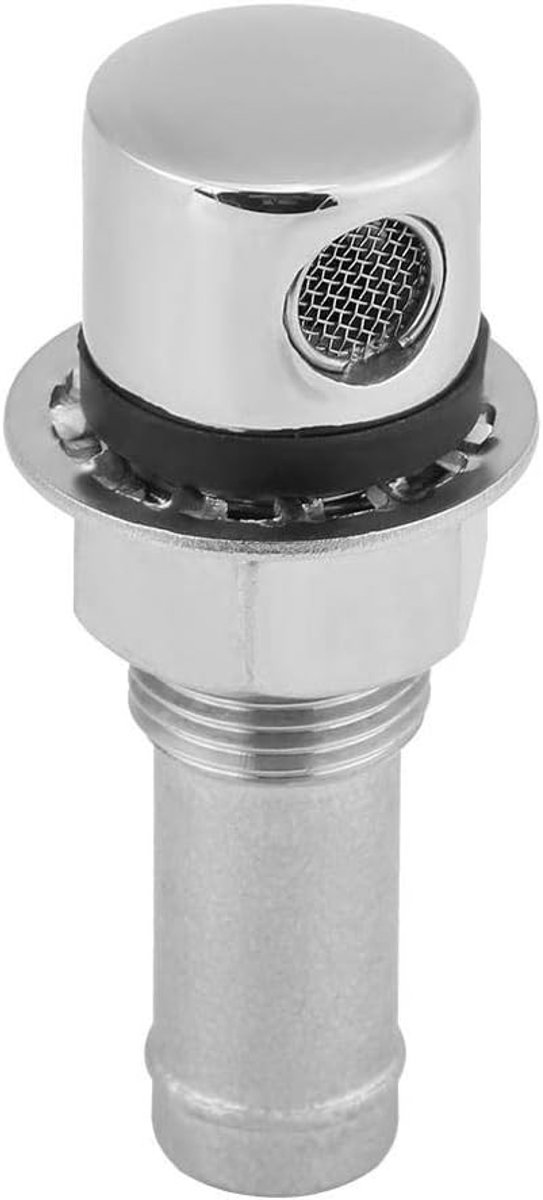 RVS Marine Brandstoftank Ventilatie met Bevestigingsgasket en Montagehardware voor Boot
