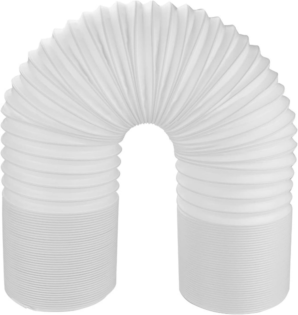 Afvoerslang voor airconditioning, 3 meter, draagbare uitschuifbare afvoerslang, CCW-afvoerset tegen de klok in met universele schroefdraad voor vervanging (130 mm diameter)