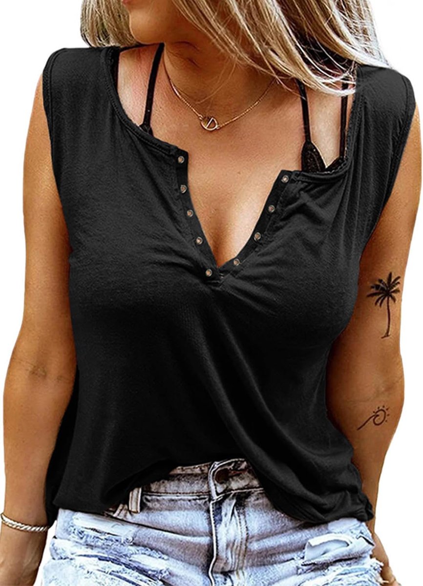 Tank Tops voor Dames 2025 Leuke Zomer Mouwloos Grafische Tops T Shirts Basic Dames Vest Camisole