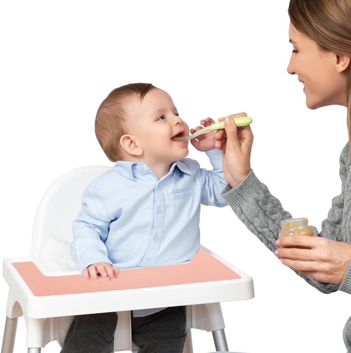 Kinderstoel placemat voor IKEA Antilop Stoel,Baby Bean Paste Hoge Stoel Tray Finger Foods Placemat voor Baby, Peuters – foto 7