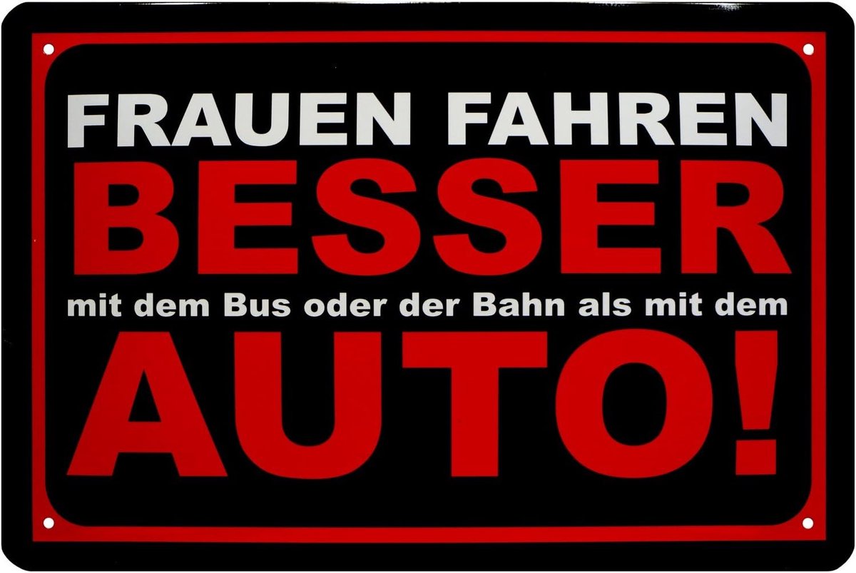 rijden besser Auto grappige spreuk blikken bord 20 x 30 retro blik 1633