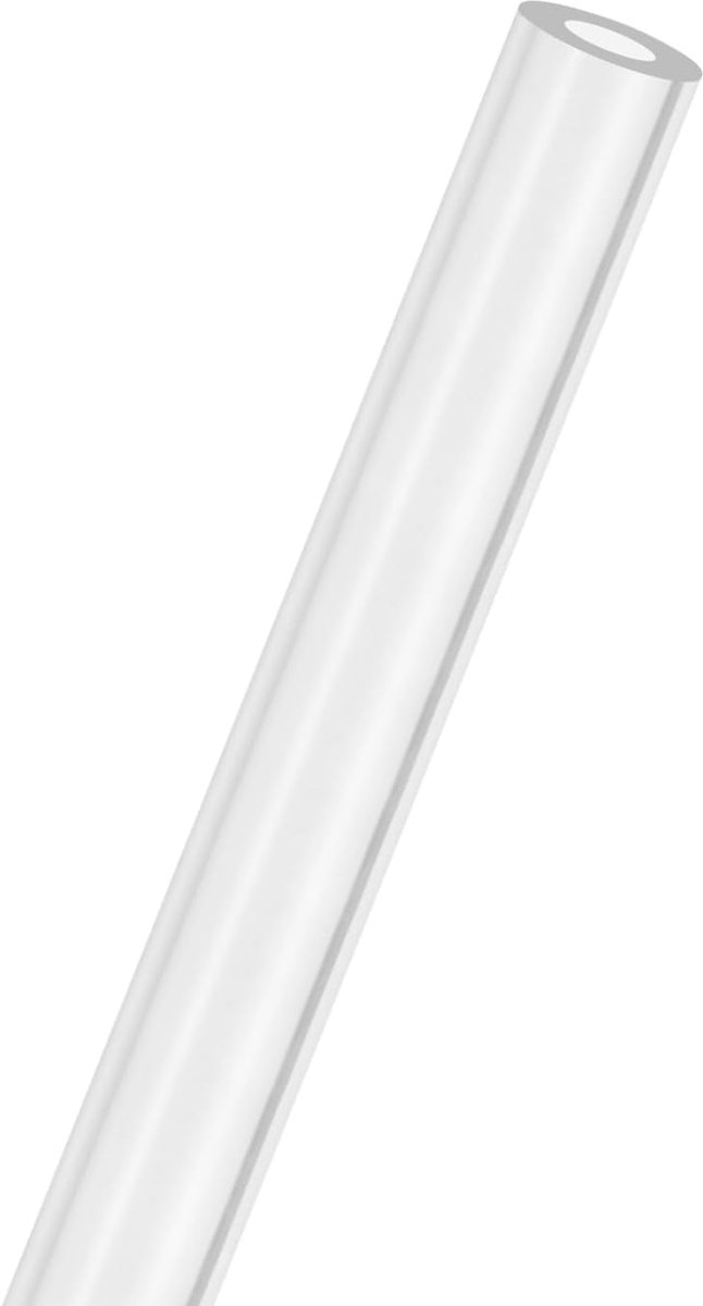 1-Pack Clear Stijve Acryl Pijp, 6mm [0.23"] ID x 12mm [0.47"] OD Plastic Ronde Buis voor Waterkoeling Systeem/Lampen/Fonteinen/Aquaria/Display Stand, Acryl Tubing [305mm/12IN]