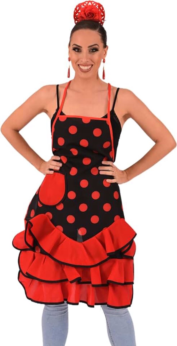 Flamenco-schort voor dames, dans, sevillana, keuken