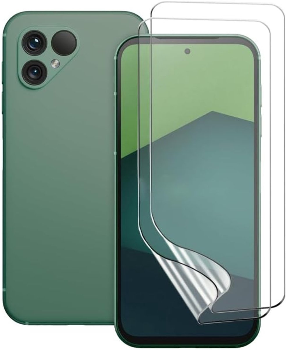 [2 stuks] displaybeschermfolie van hydrogel voor Fairphone 6, [HD] flexibele TPU-hydrogelfolie [geen glas]