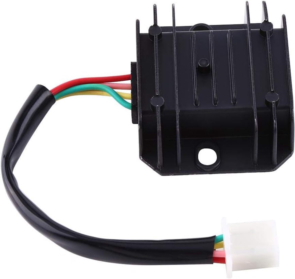 Motorregelaar, 4 draden, 4 pins, regelaar, gelijkrichter, stabilisator, 12 volt motorregelaar voor 150-250 cc, motorfiets, scooter, bromfiets, ATV