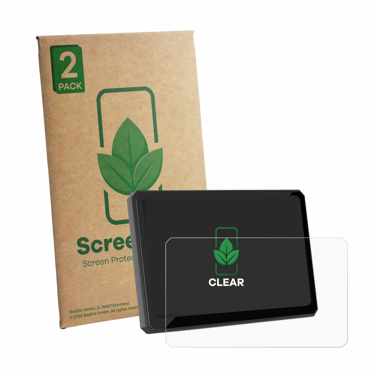 2 Stuks Screenprotector voor Carpuride W702BS Pro 7" - Hoogwaardige Beschermfolie transparant