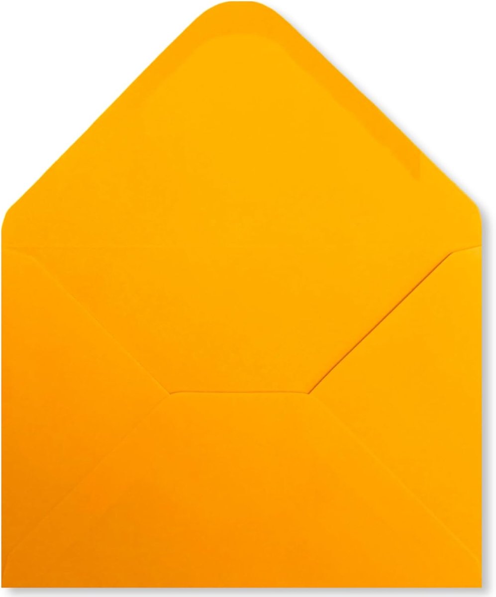 Rechthoekige Enveloppen 11.4x16.2cm, Metallic Goud