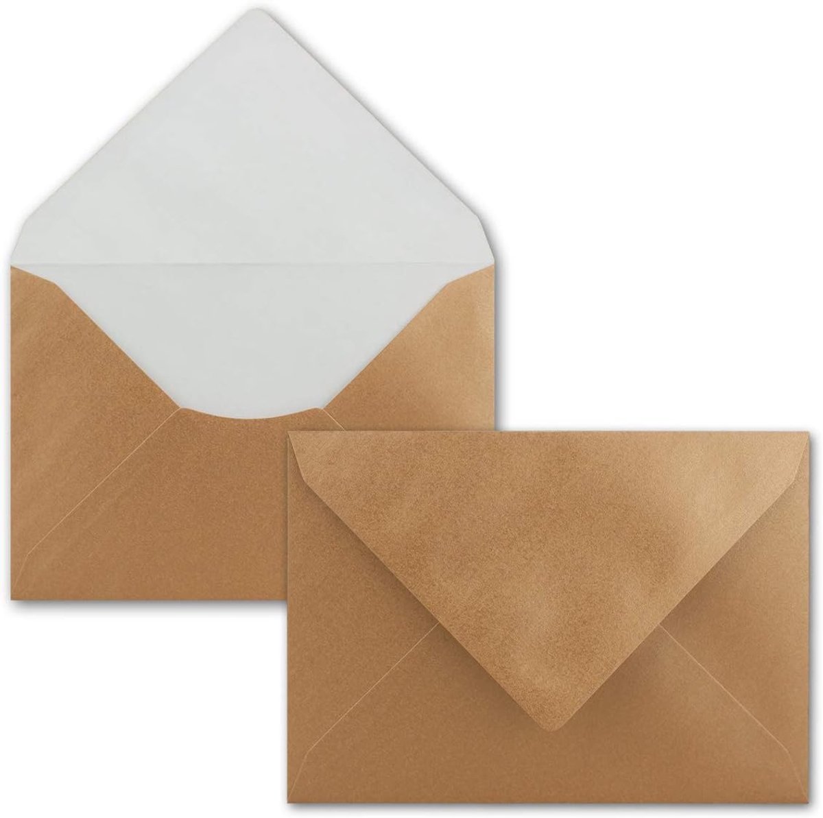 - Veelkleurige enveloppen - formaat C6-162 x 114 mm - Zelfklevende sluiting 50 Umschläge 43-Metallic Kupfer